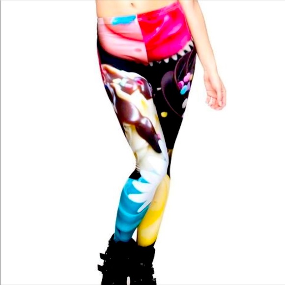 One Size Fits Most Cupcake Leggings - Picture 4 of 4